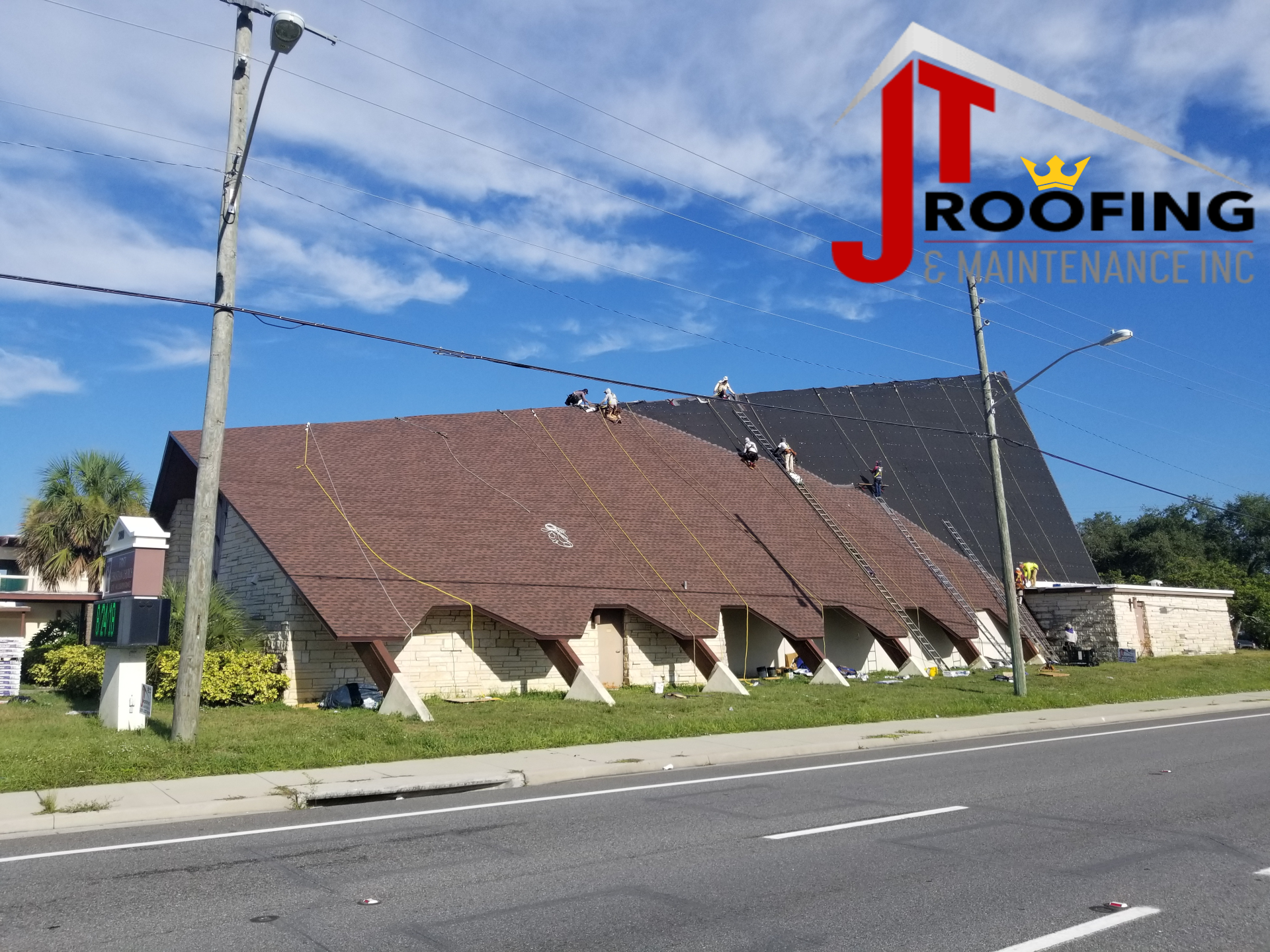 Commercial Shingle roof system - JT Roofing Melbourne, FL