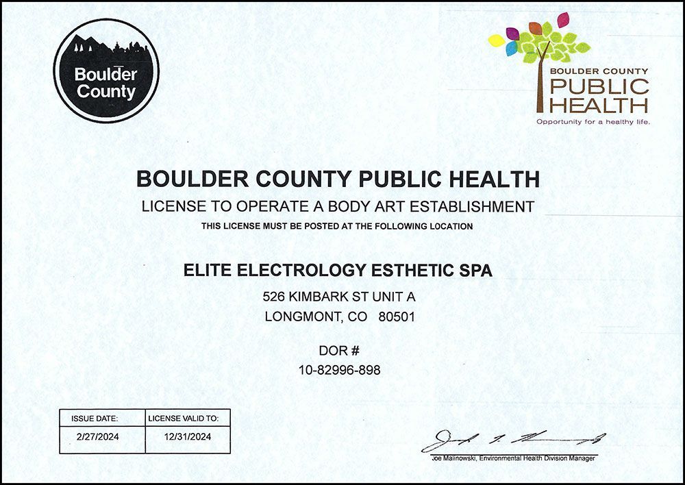 Boulder County Public Health License
