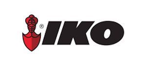 IKO logo with red icon and bold black text