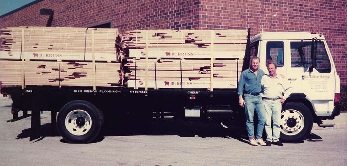 The business owner, David Smith, and his father, Merle B. Smith.