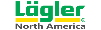 Lägler North America logo in green and yellow text on a white background.