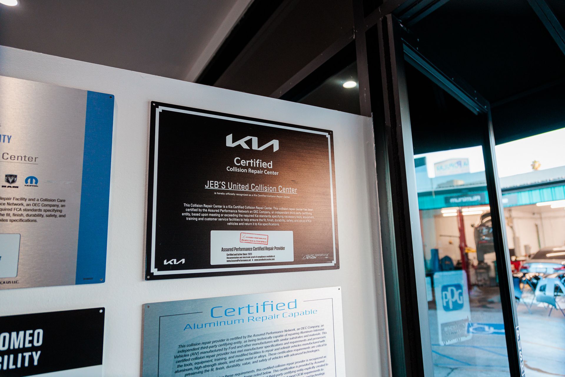 Kia Certified Collision Repair Shop