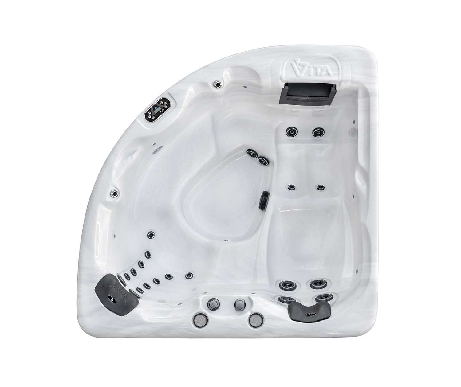 Amour: Small Couple 2 Person Hot Tub