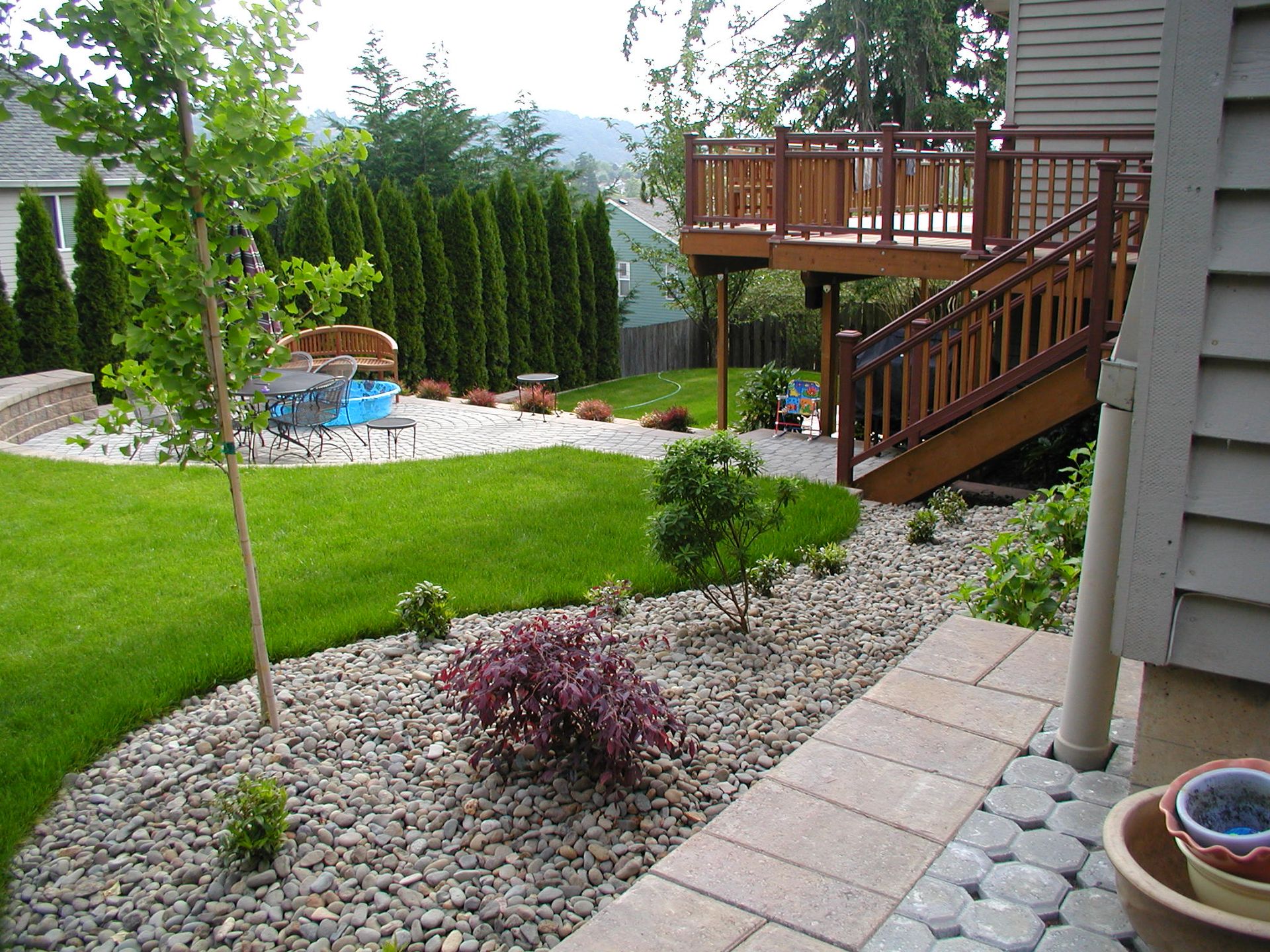 landscape backyard