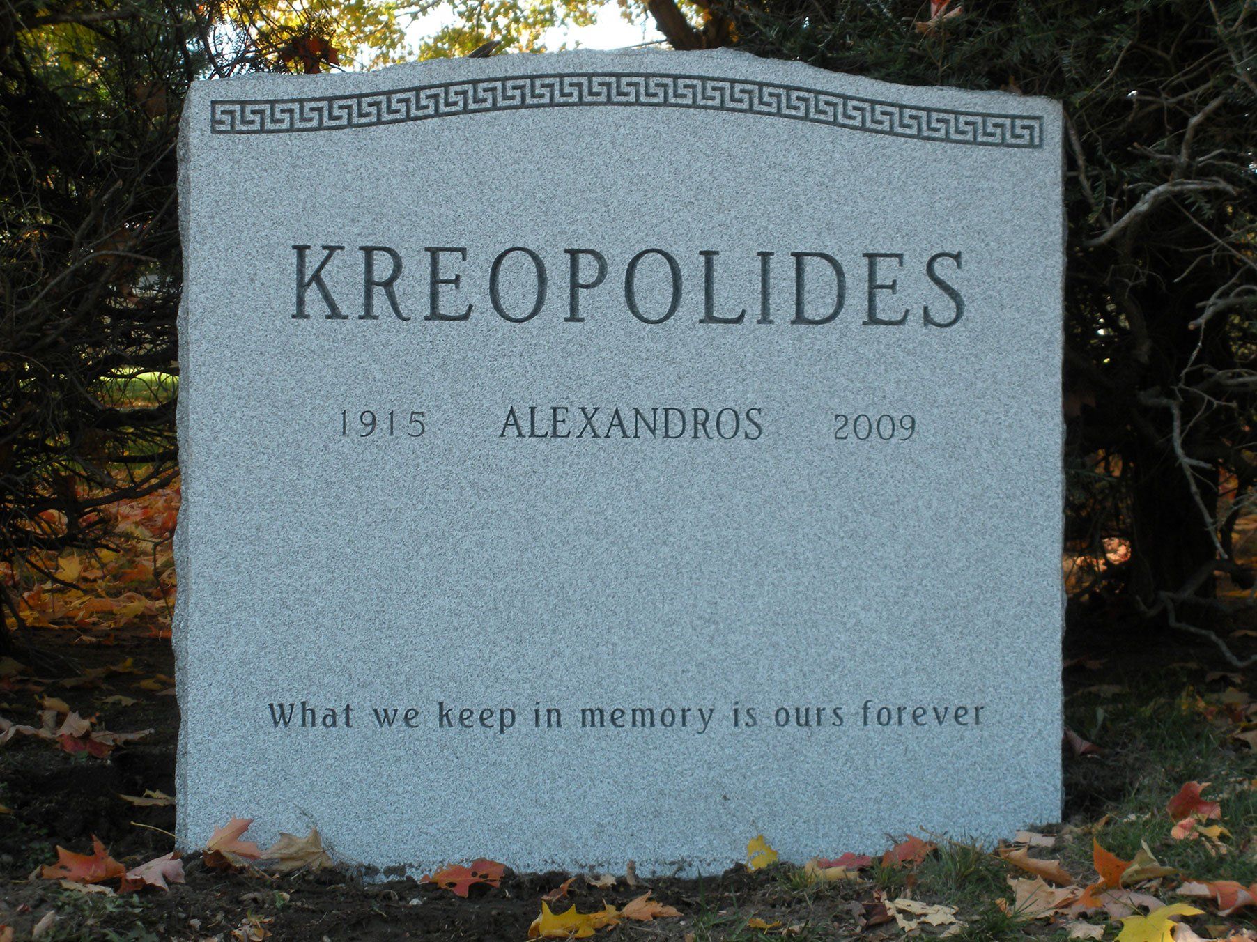 Custom monument design