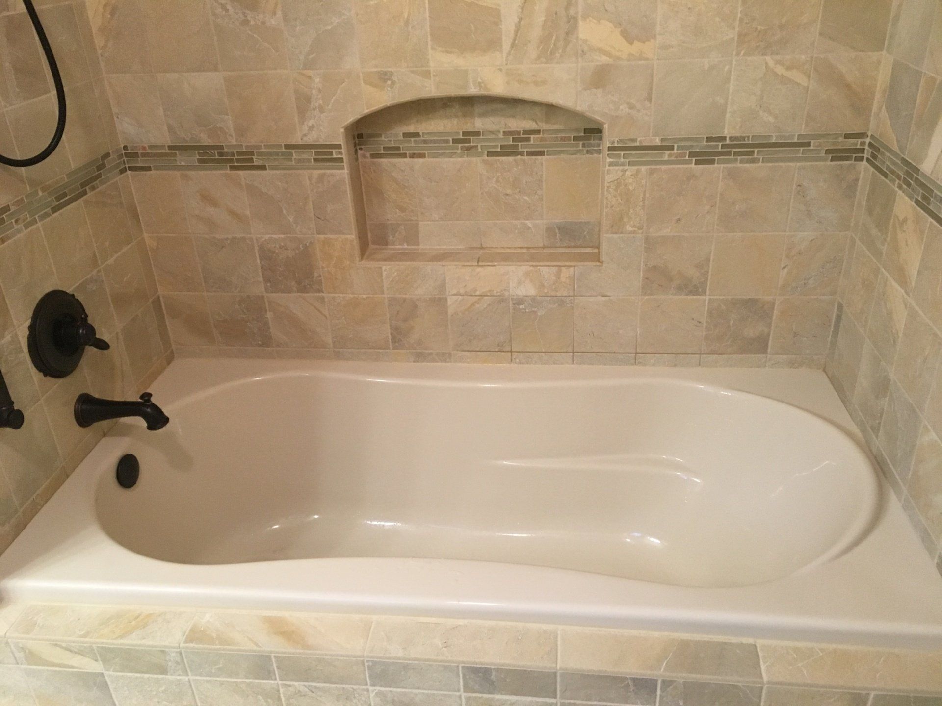 Bathroom remodel bath tub