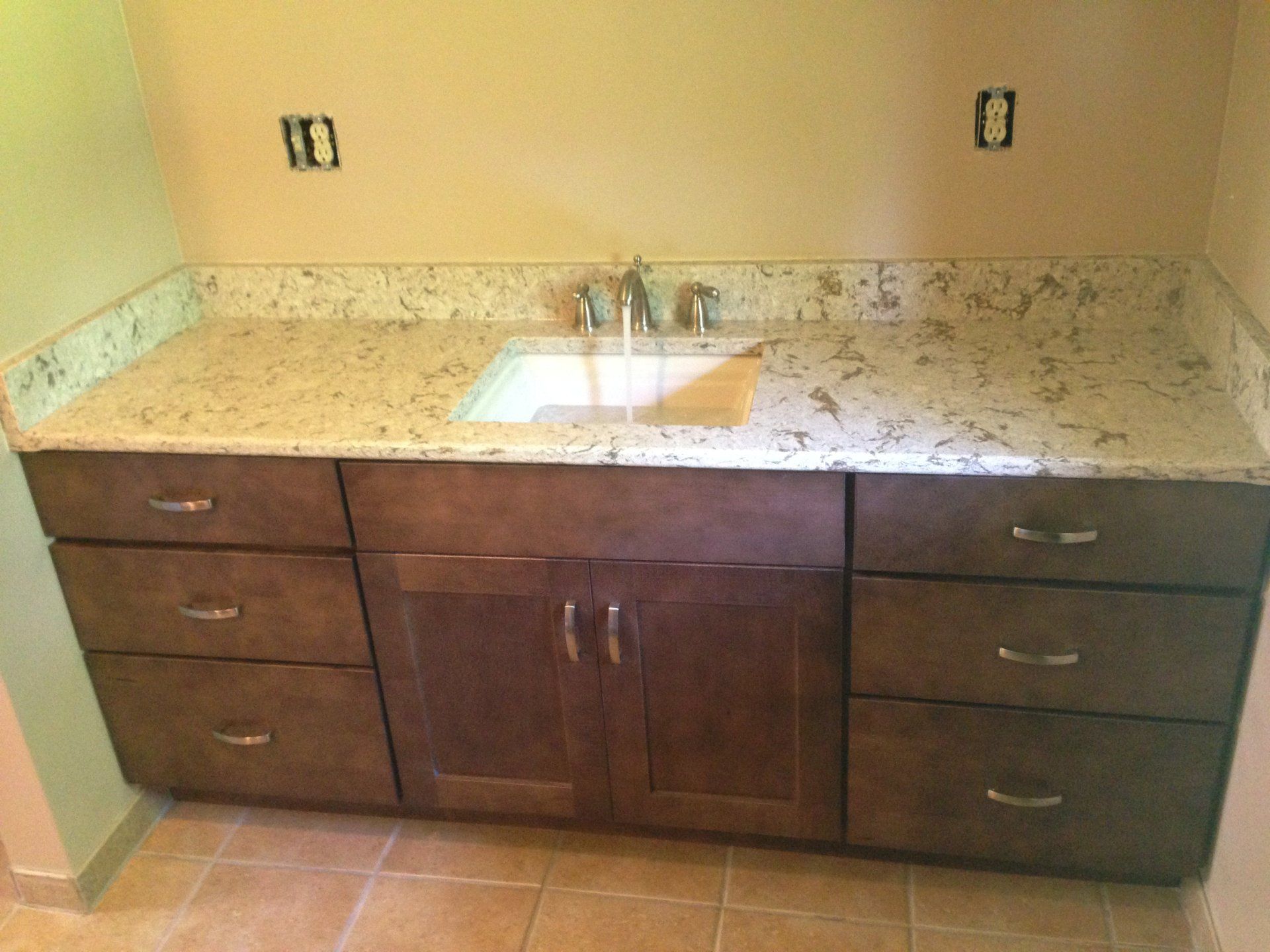 Bathroom remodel cabinetry