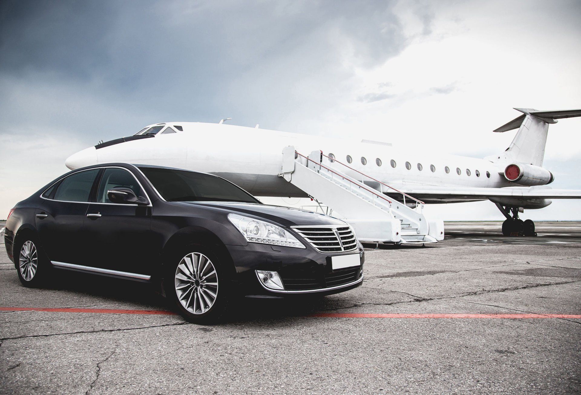 Car and jet