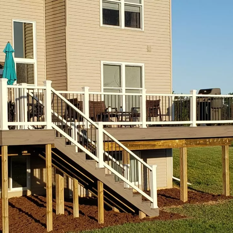Custom residential Trex Deck Marshall Michigan