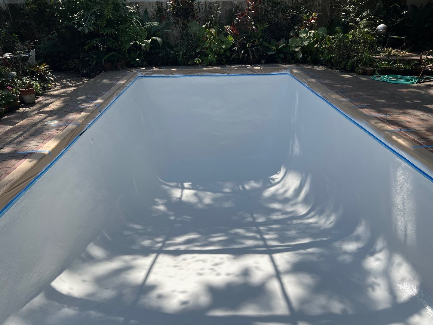 after fiberglass overlay