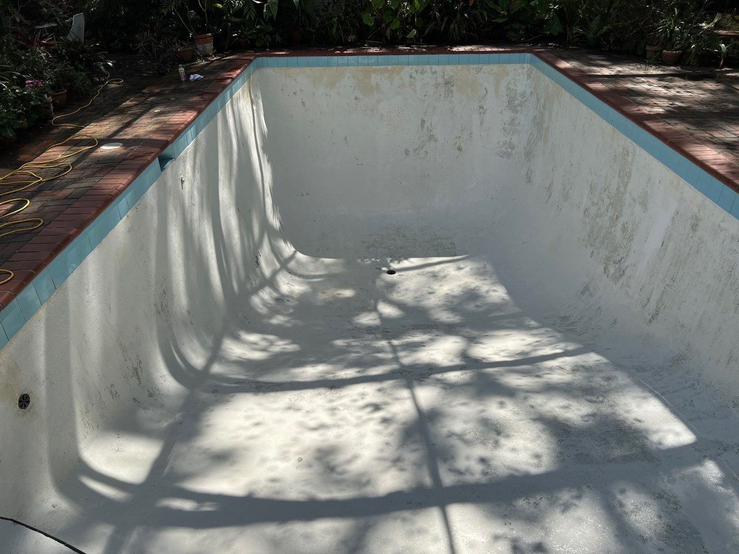 before fiberglass overlay work