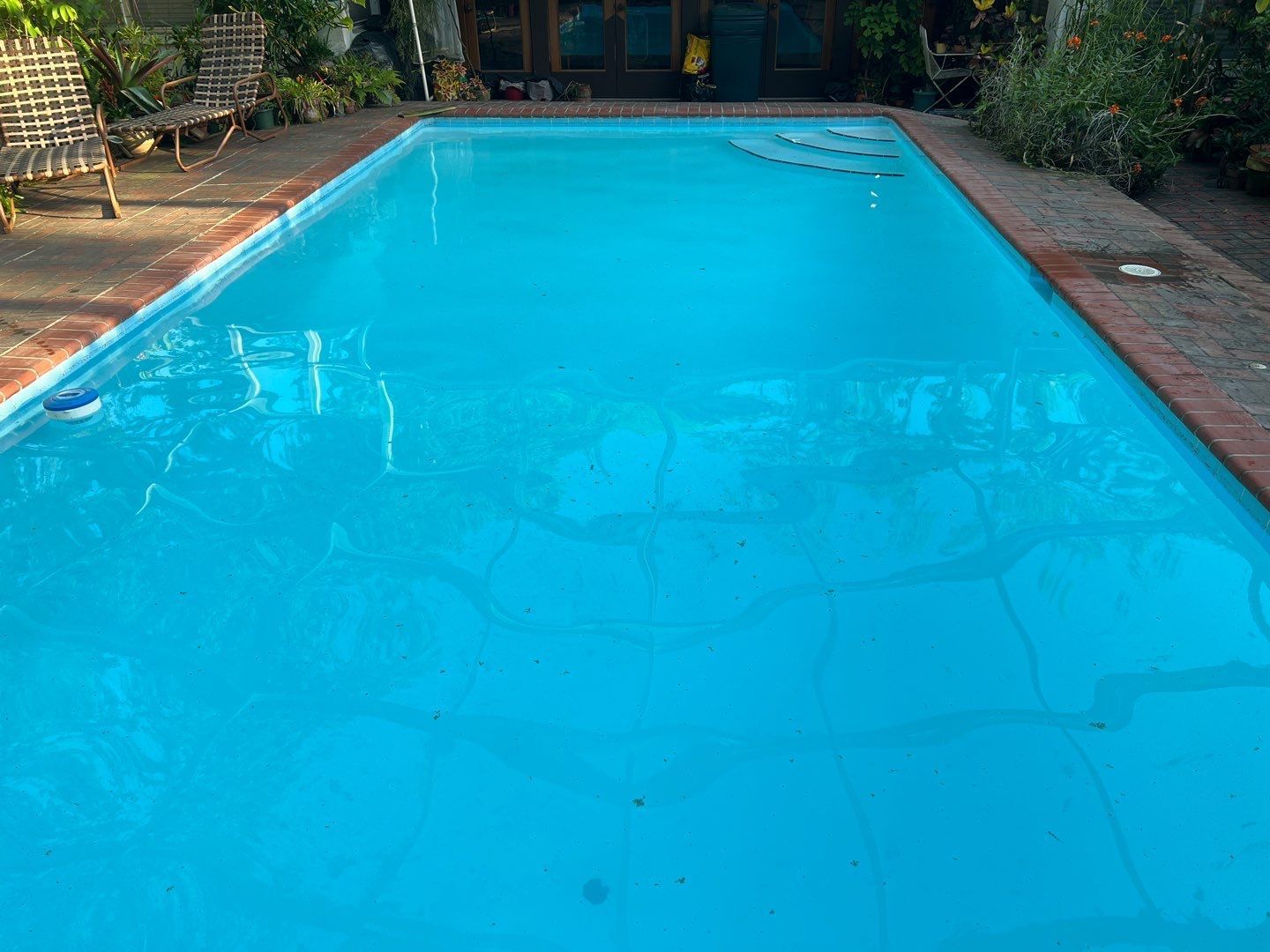 fiberglass concrete pool