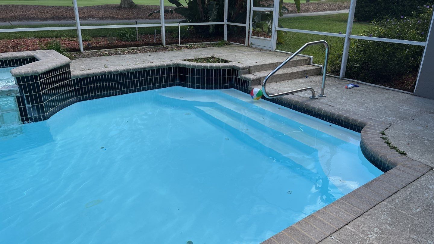 swimming pool and paver work