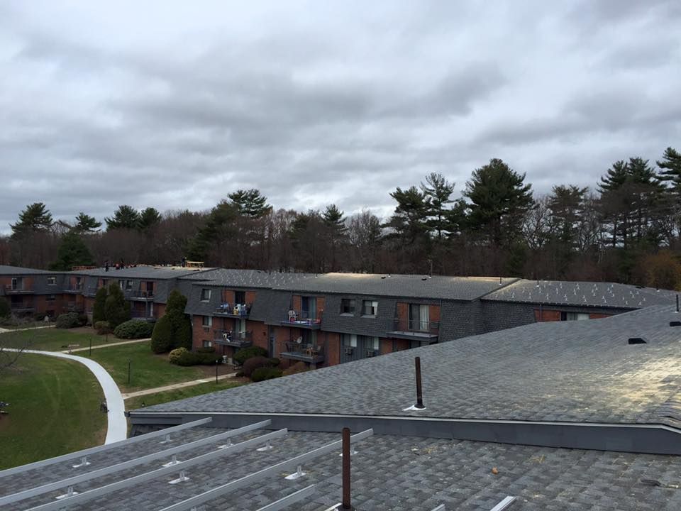 Interior of a bar with a wooden bar, stools, and the word 