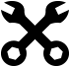 Crossed wrenches icon.