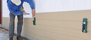 Siding installation