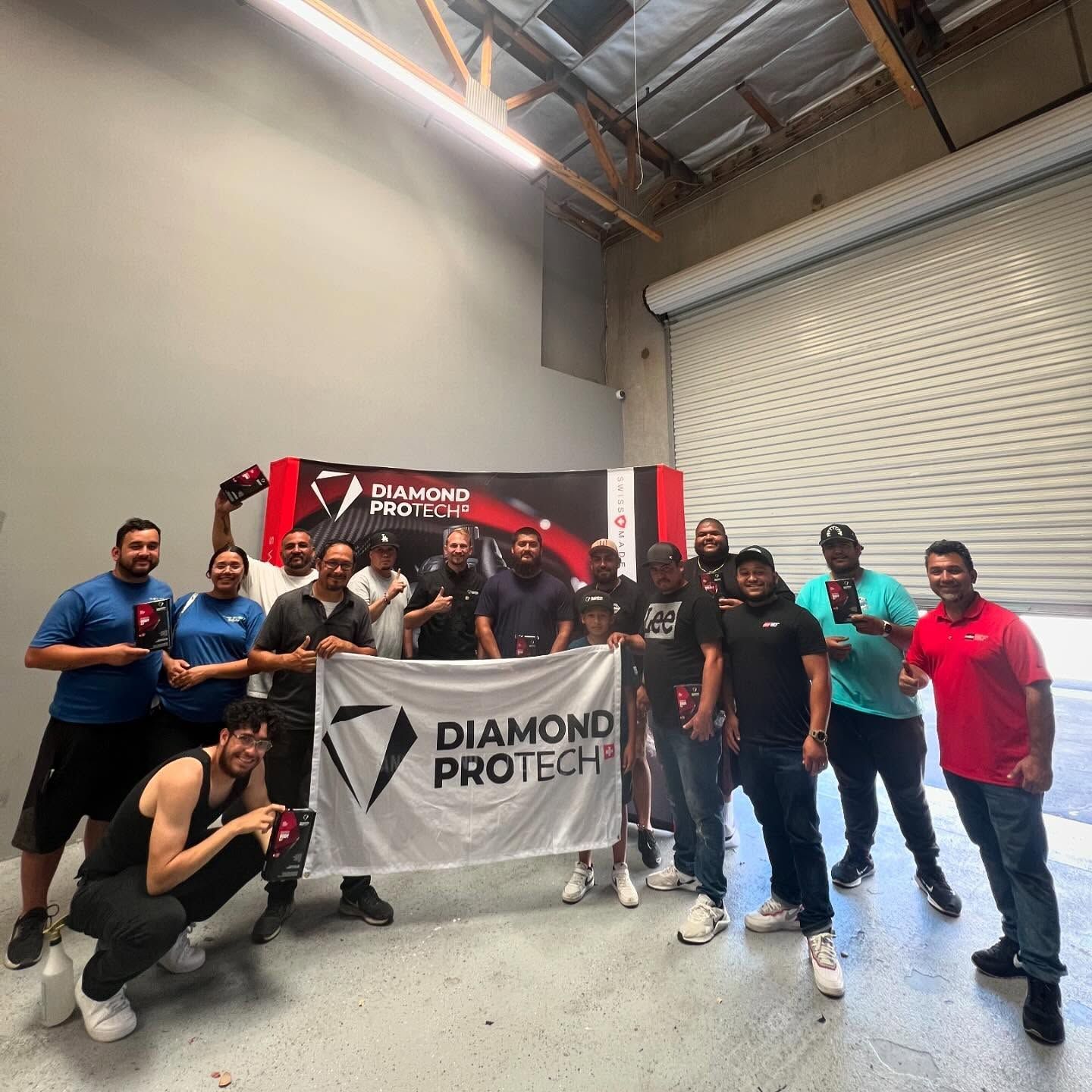 Group of people posing with 