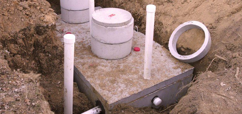 Septic tank installation
