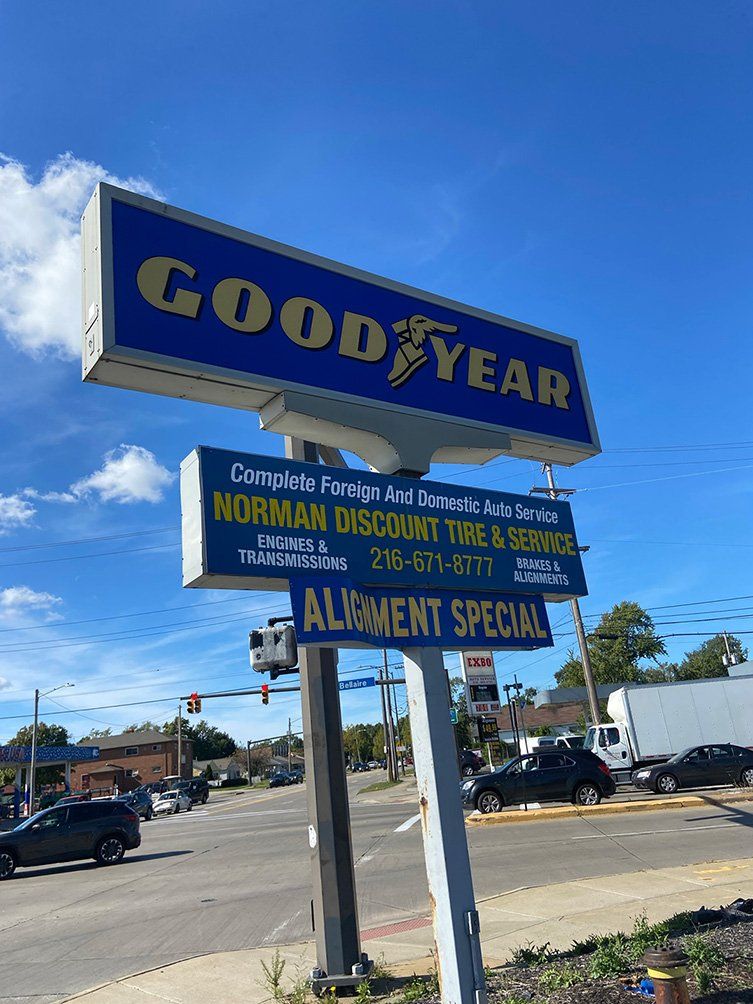 Good year sign board