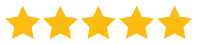 A row of yellow stars on a white background.