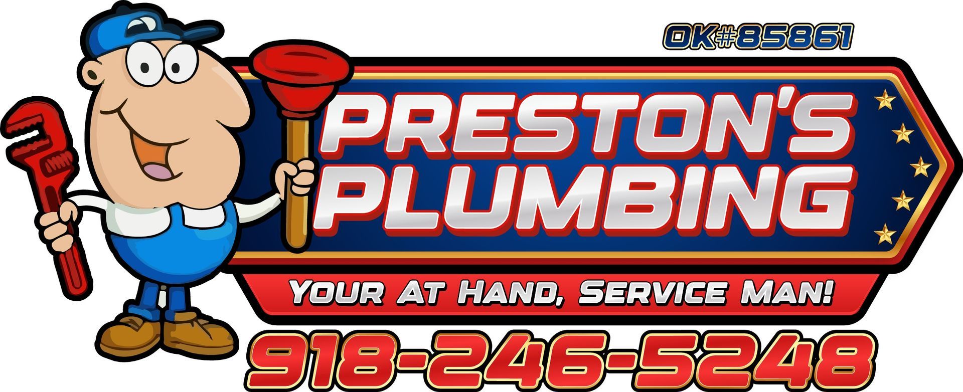 Preston's Plumbing LLC - Logo