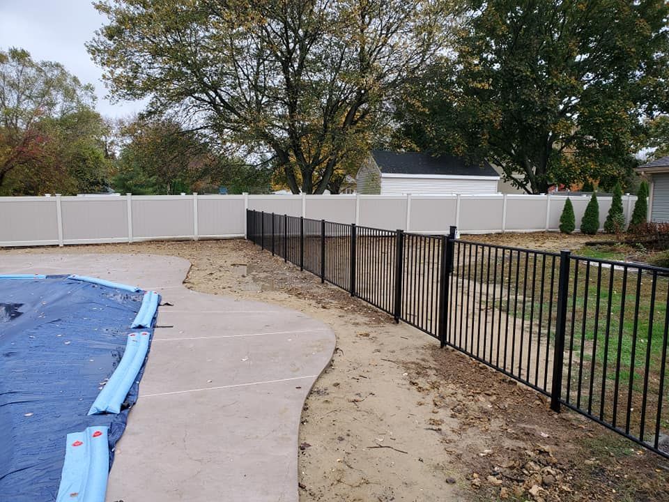 Custom aluminum fence