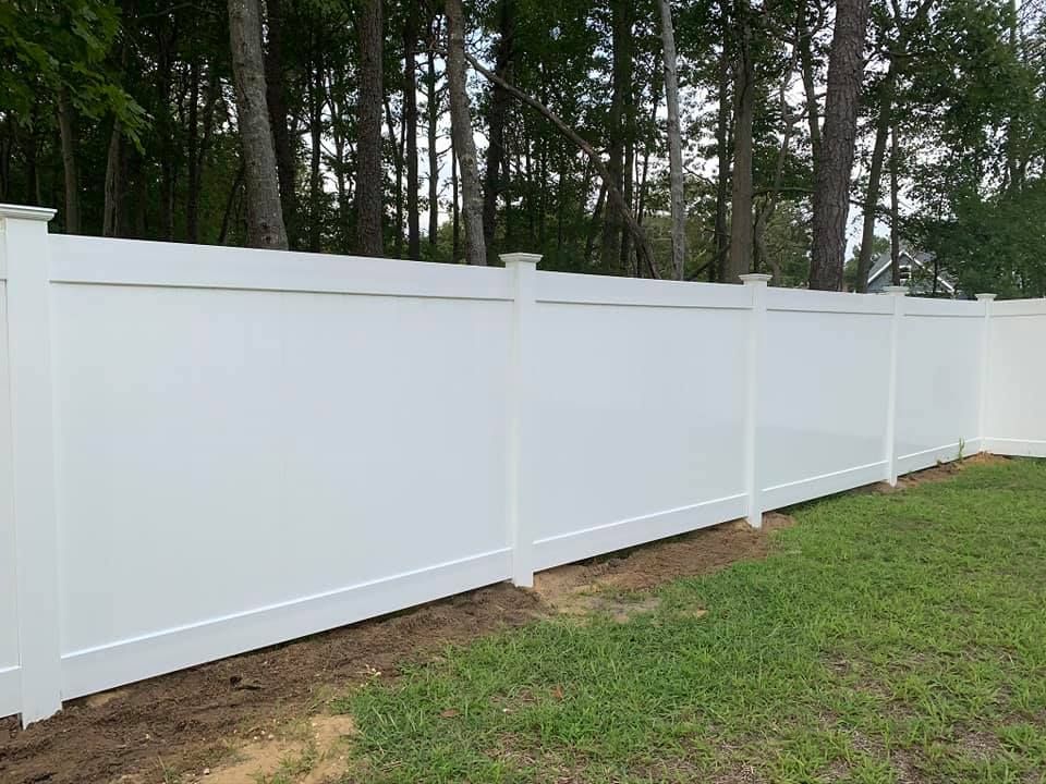 Vinyl fence