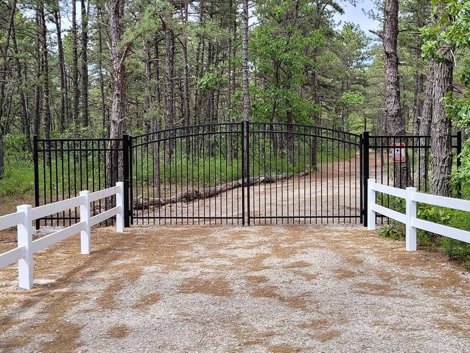 Custom aluminum fence