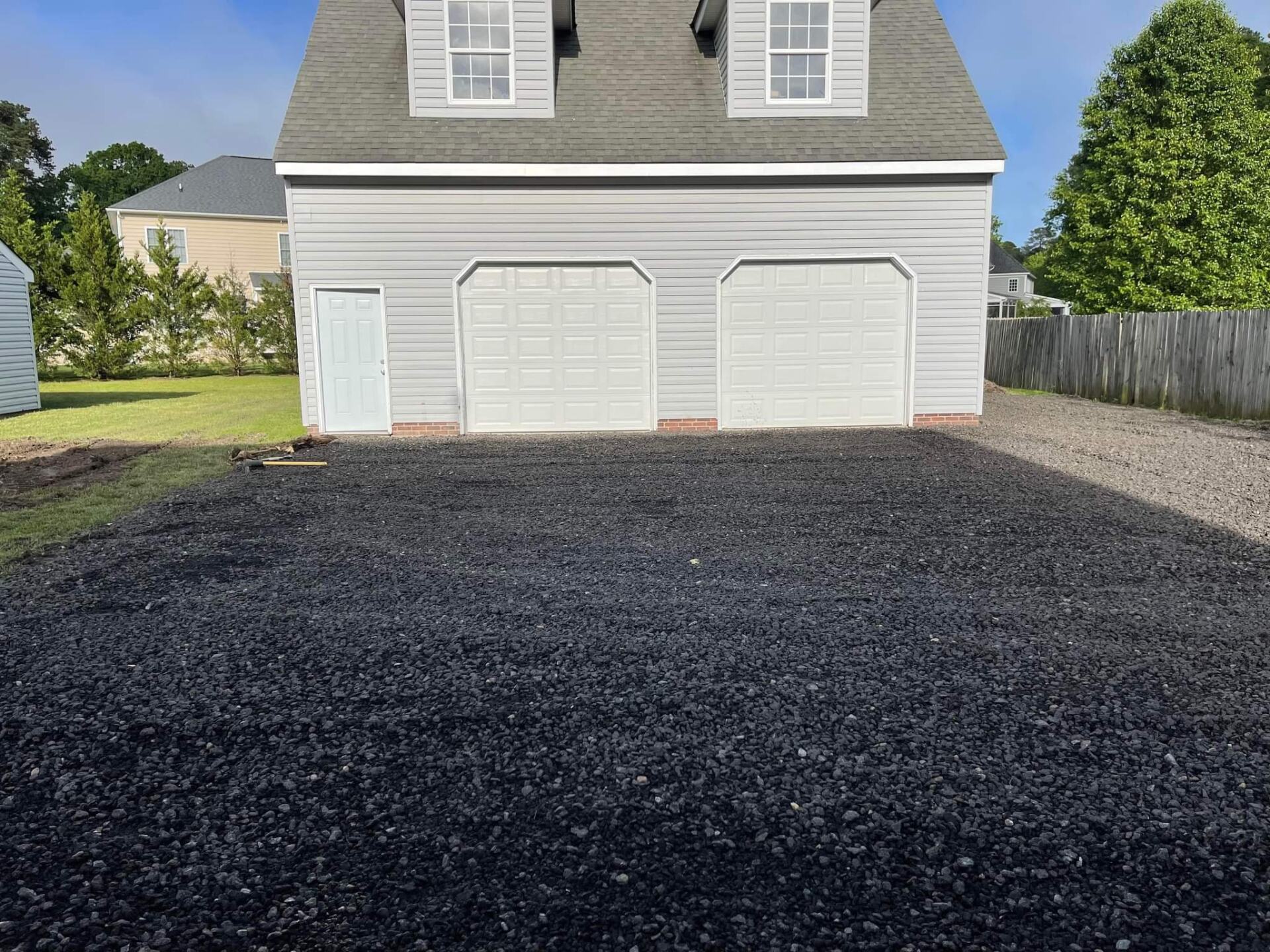 Driveway gravel repair