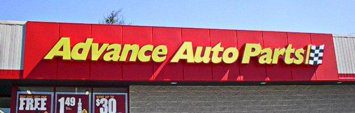 Advance Auto Parts signage