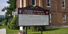 Lutheran church signage