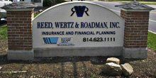 Reed Wertz & Roadman Inc signage