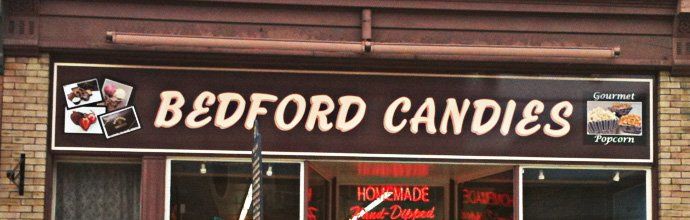 Bedford Candie signage