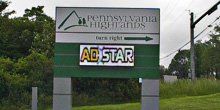 Pennsylvania Highlands signage