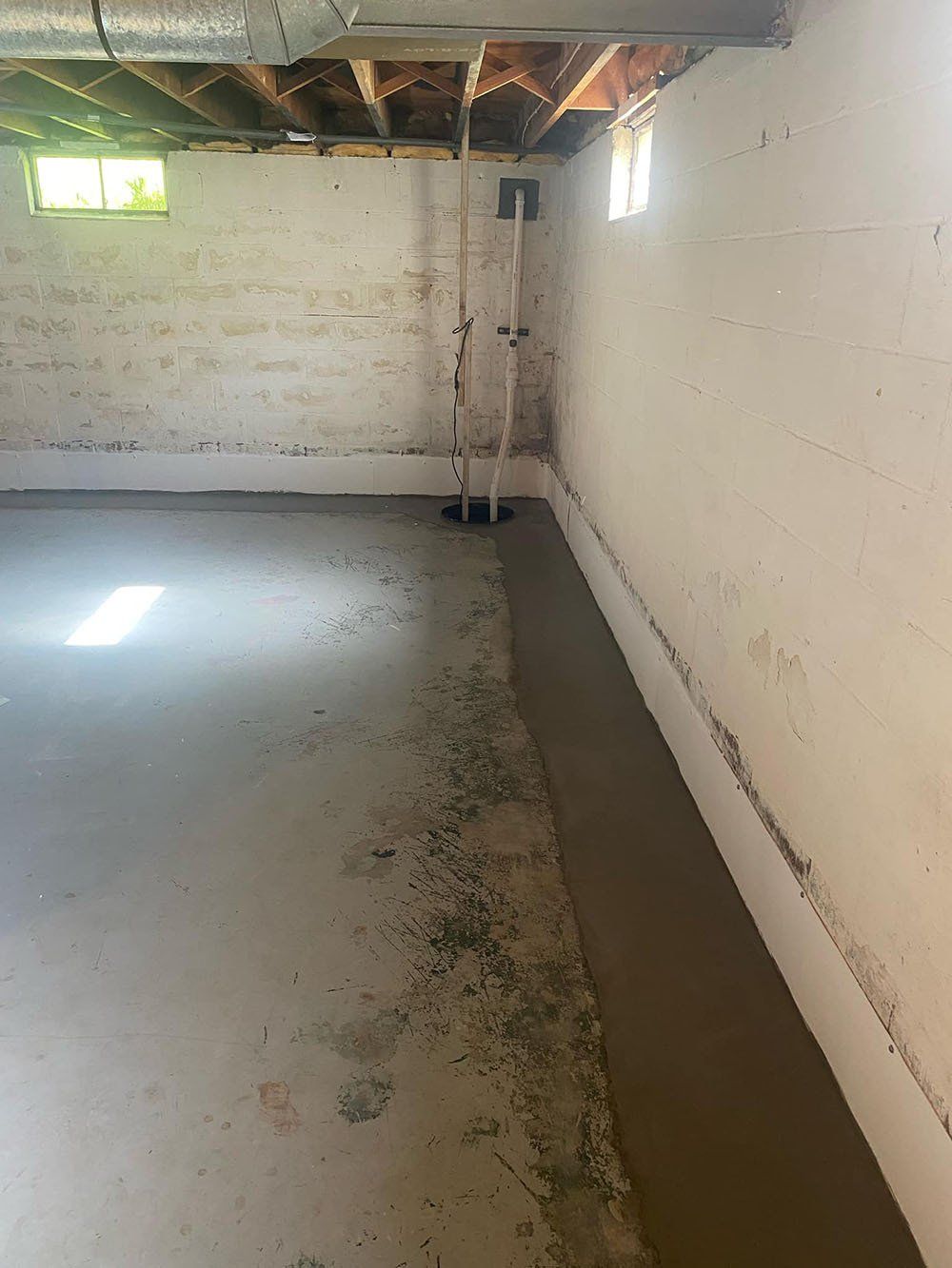 drain tile installed