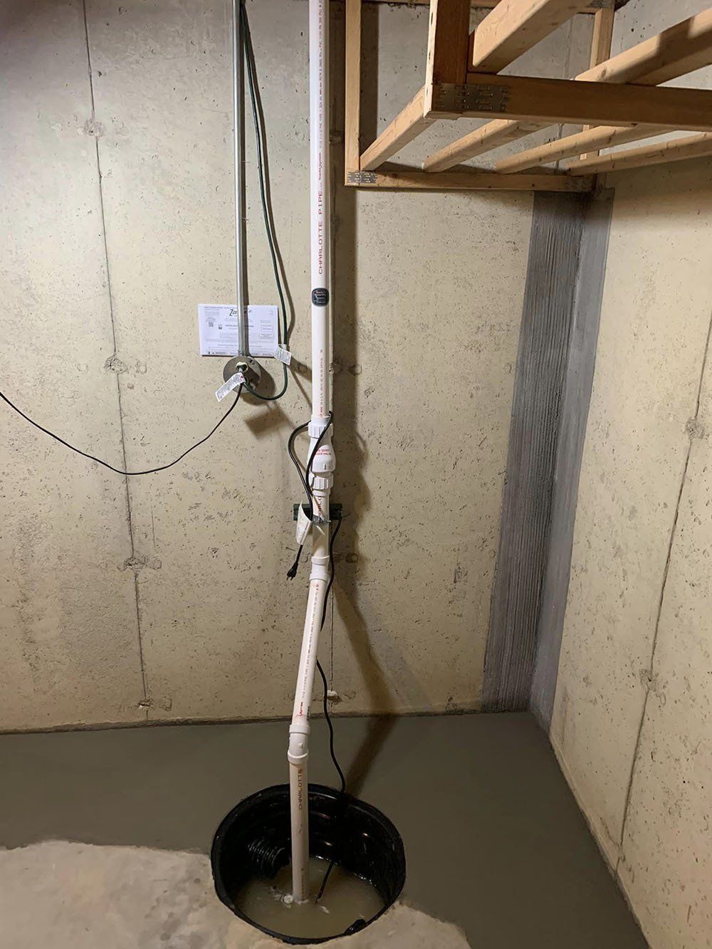 drain tile and sump pump installation services