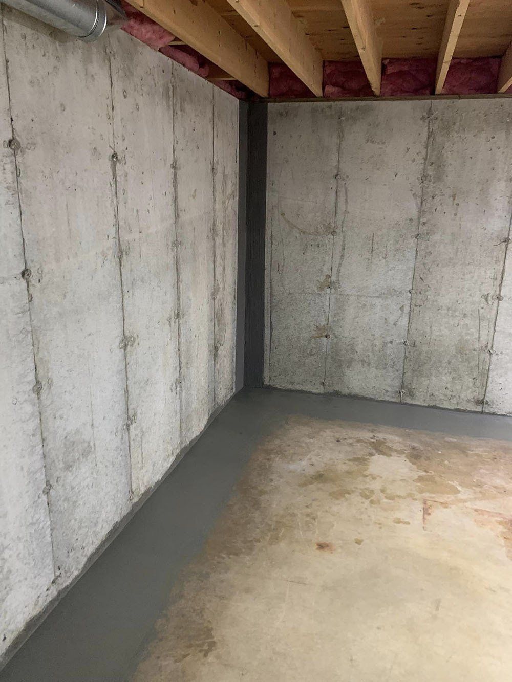 corner basement and foundation crack repair