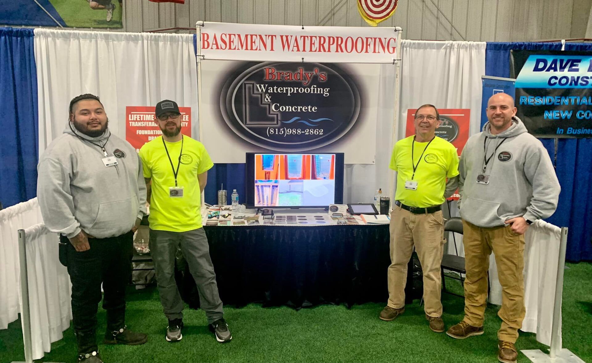 Brady's Waterproofing & Concrete team