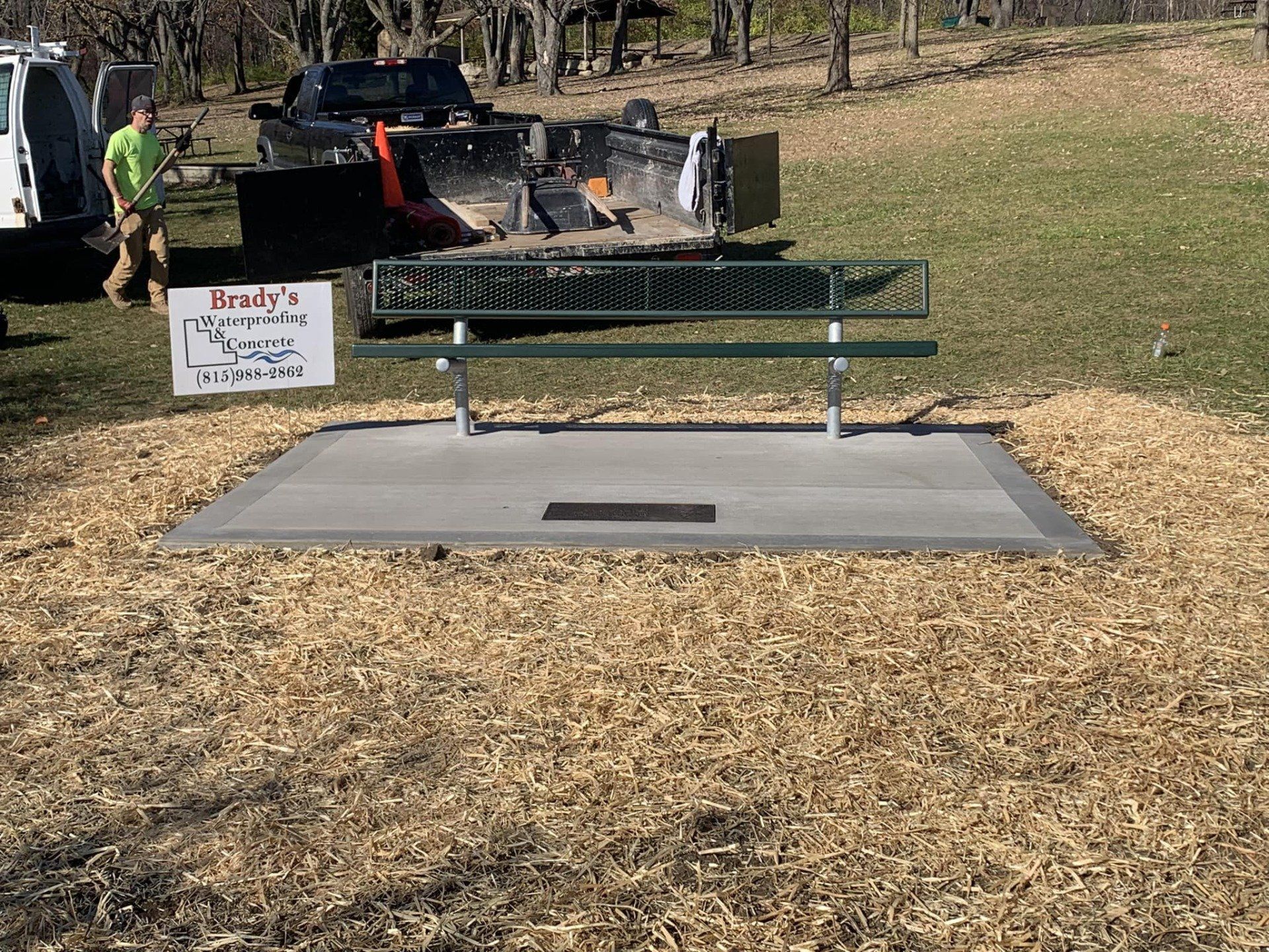 Customized concrete flatwork