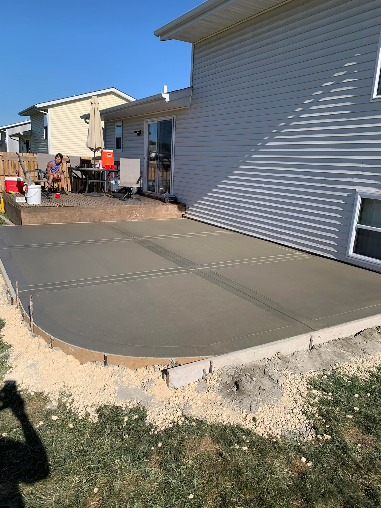 Concrete driveway repair