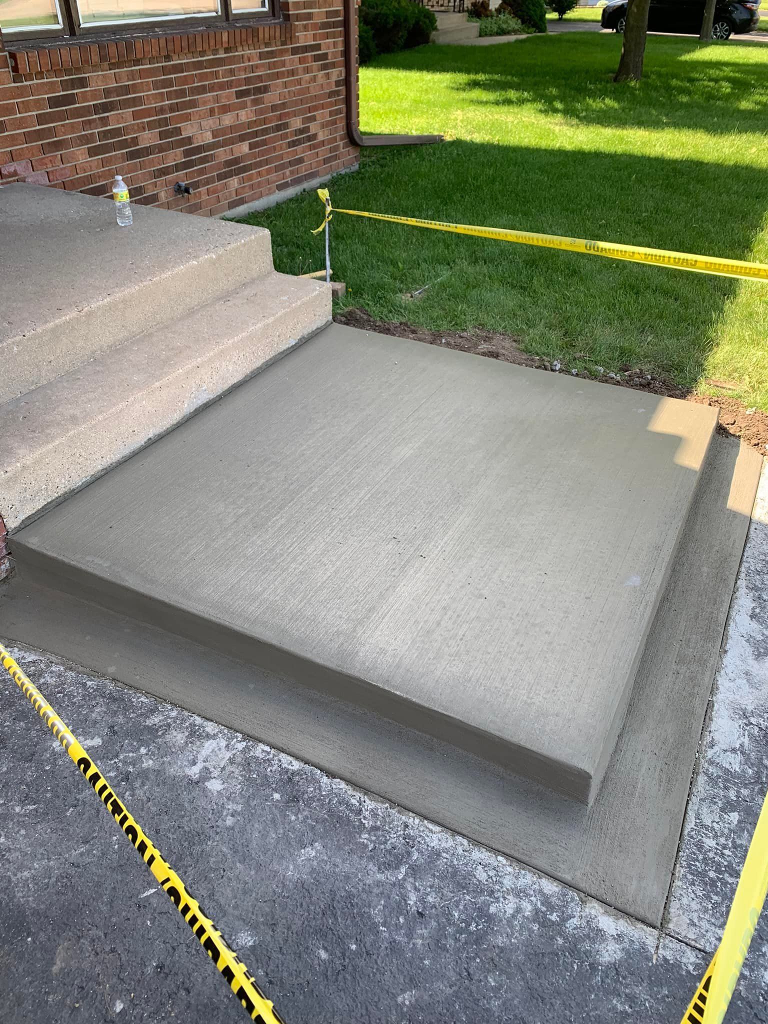 Concrete steps repair