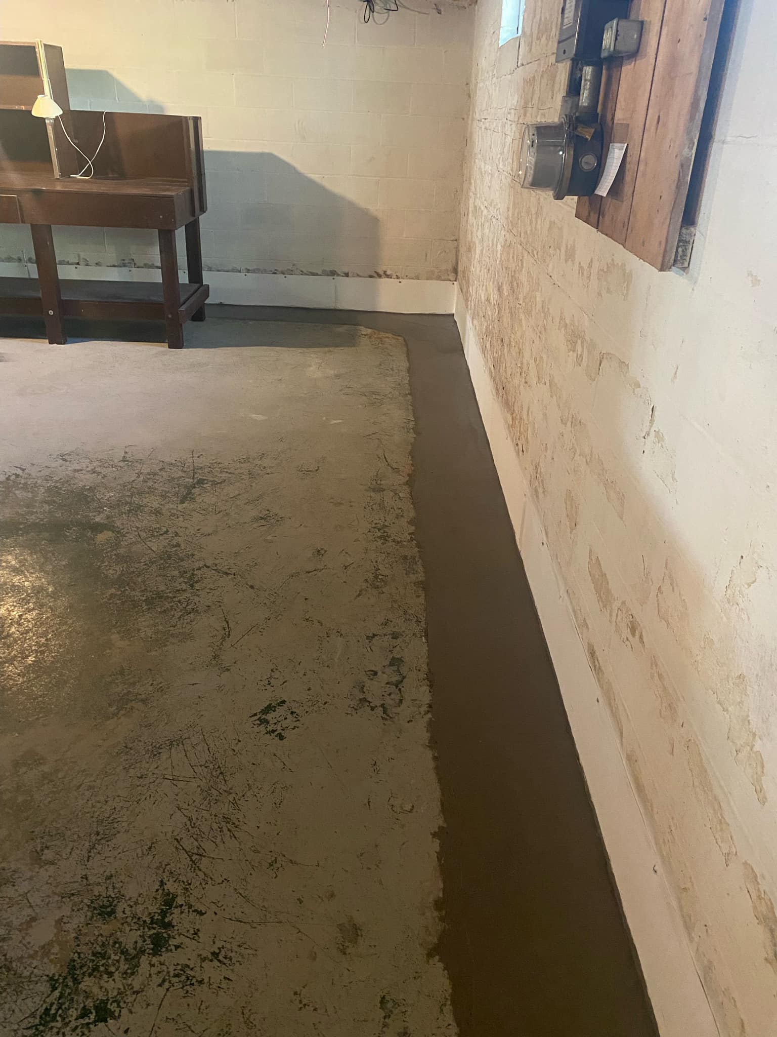 Basement waterproofing