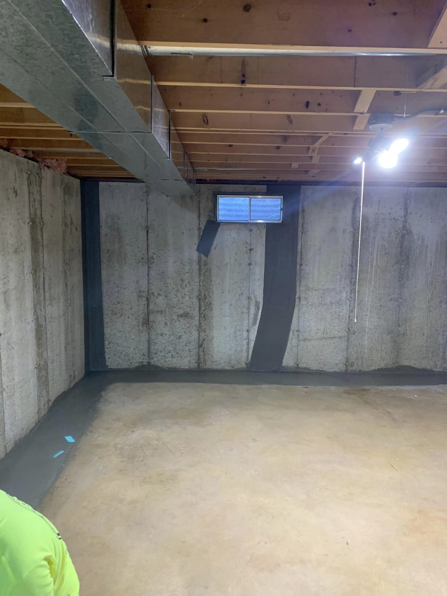 Basement waterproofing