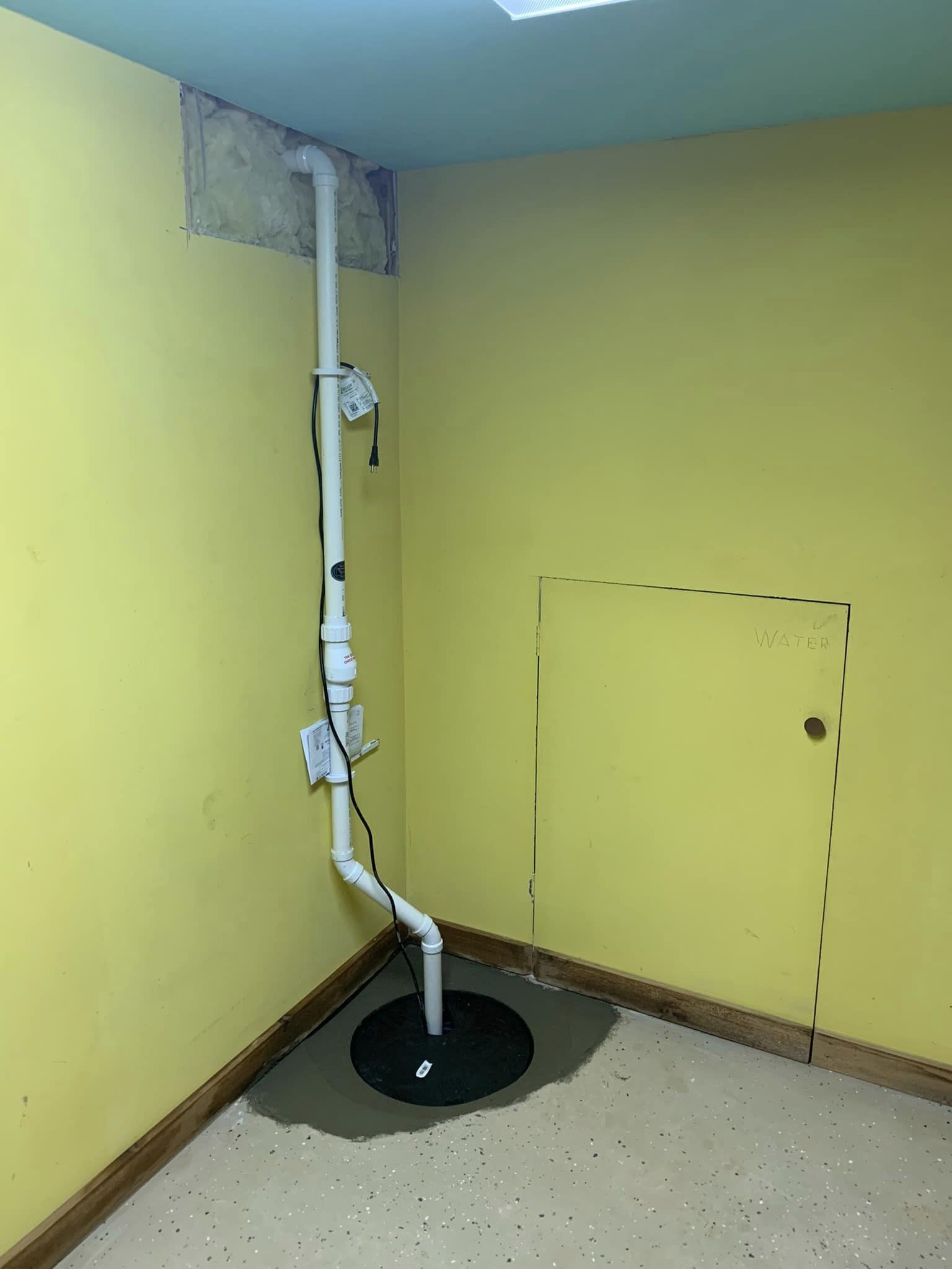 Basement waterproofing