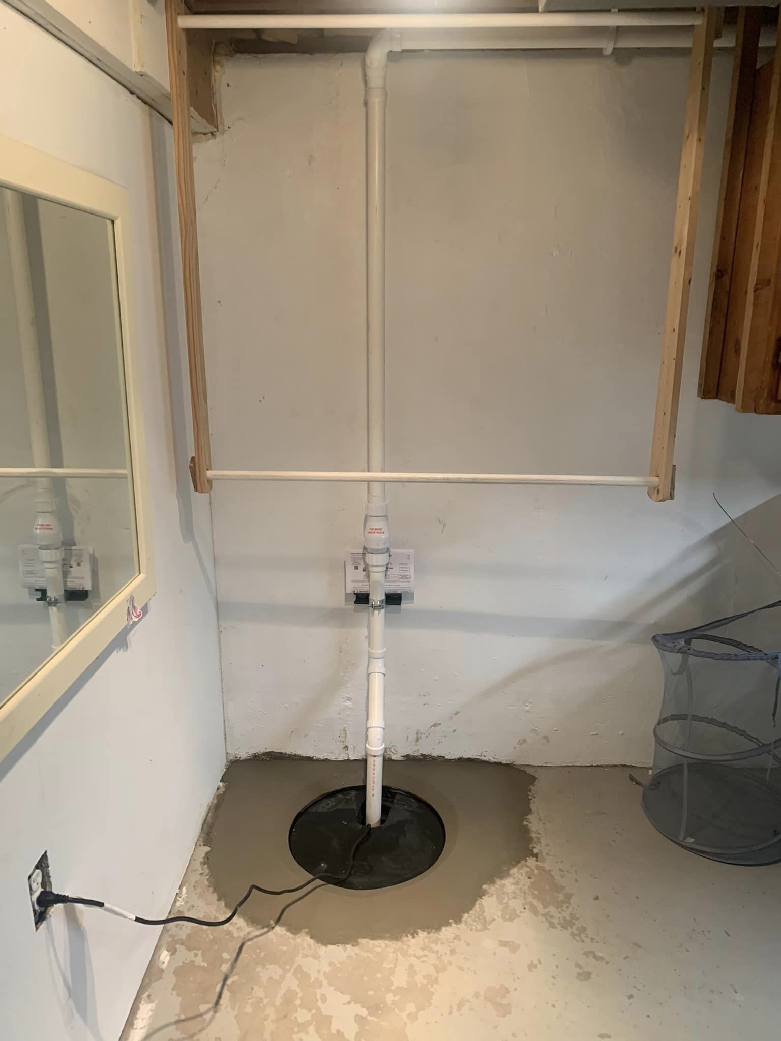 Basement waterproofing