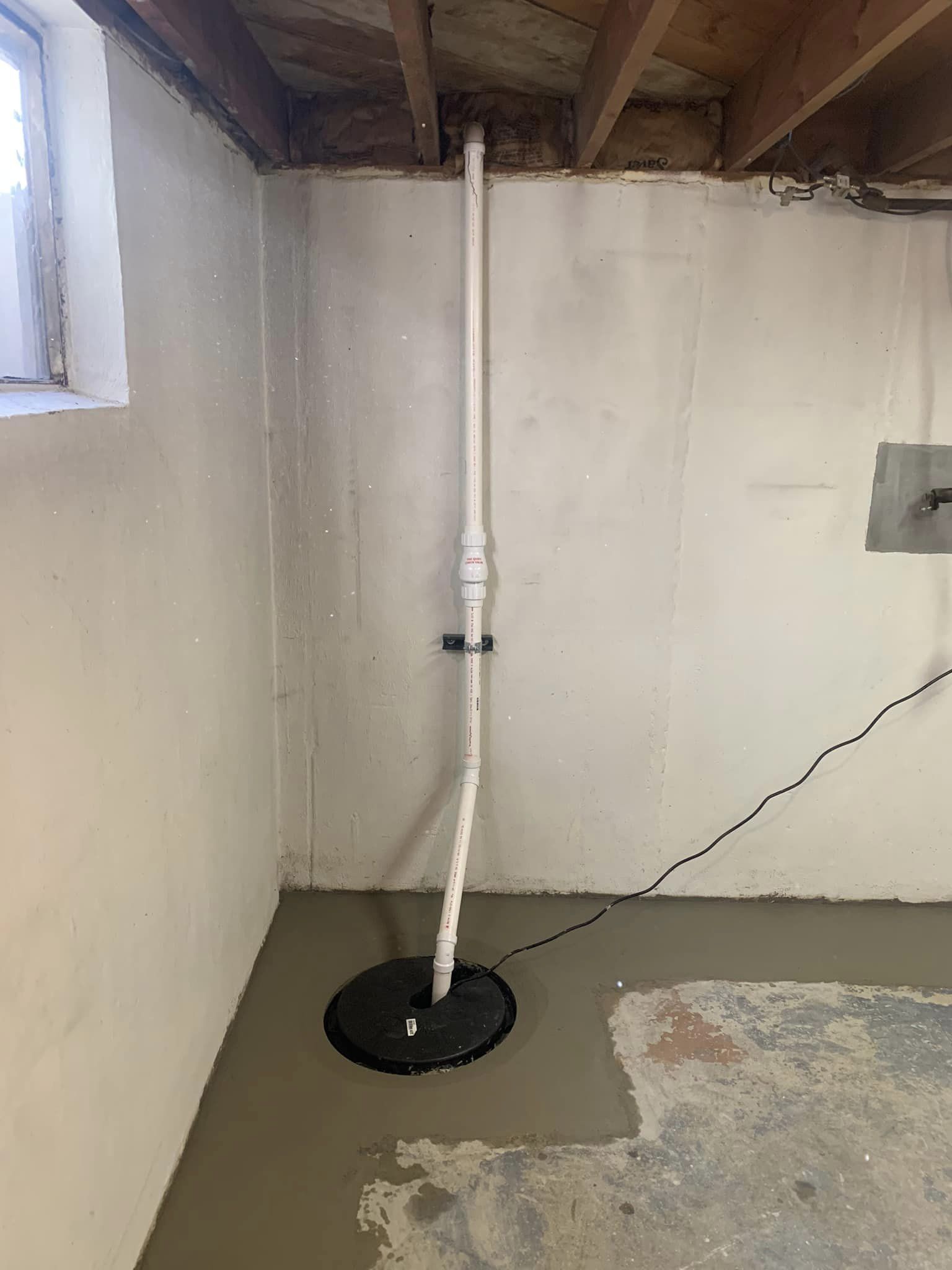 Basement waterproofing