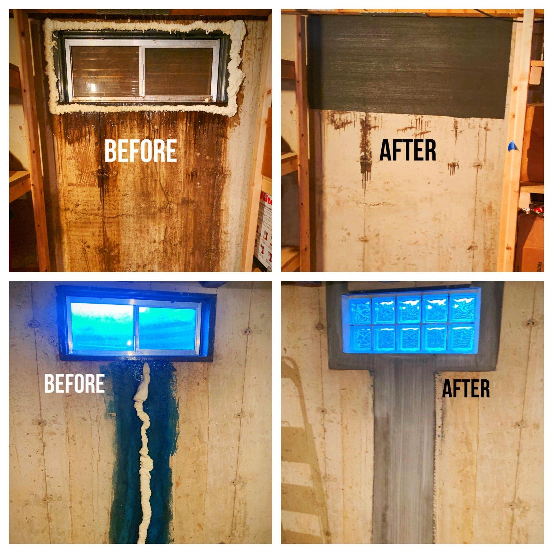 Basement window repair