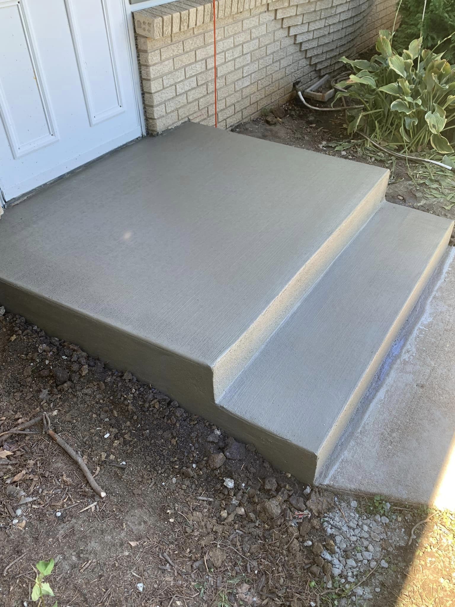 Concrete steps