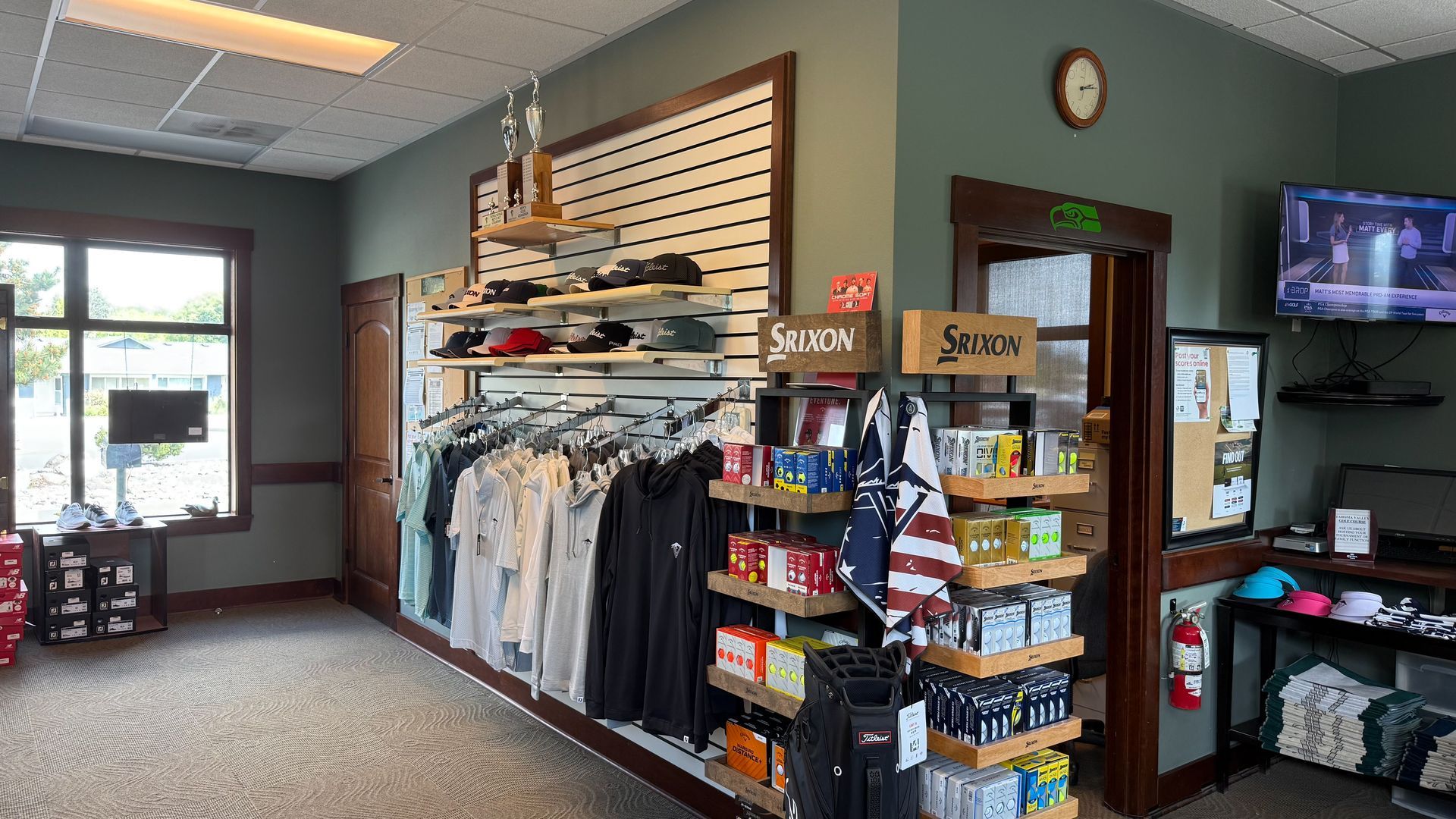 A store selling golf clothes