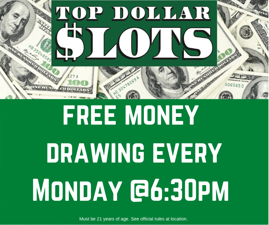 Free Money Drawing Every Monday